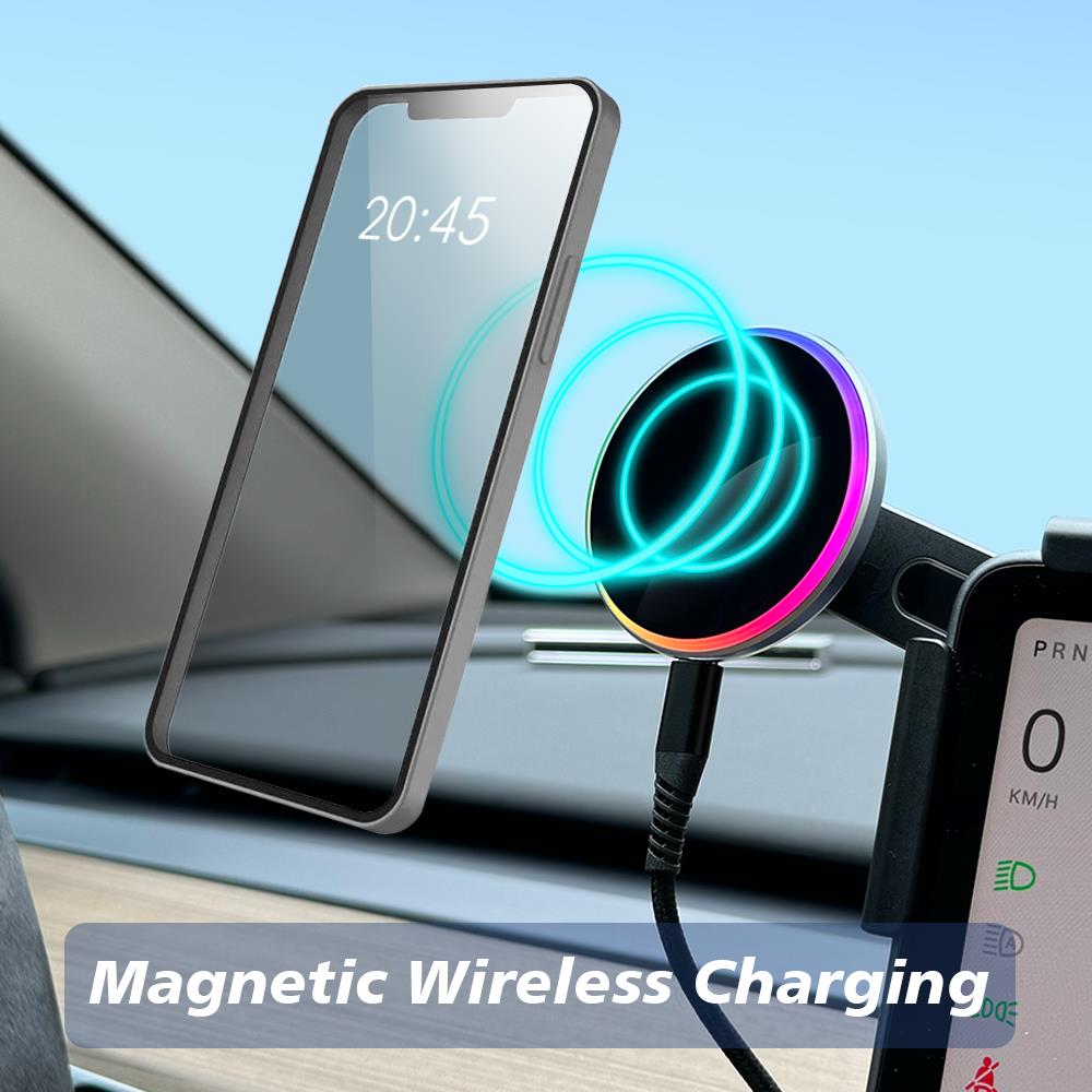 Wireless Car Charger - Car Phone Mount Holder 15W Compatible