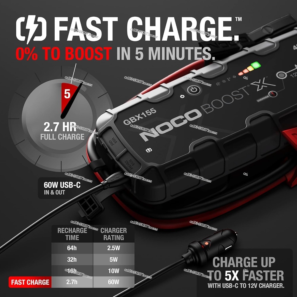 Portable Jump Starter - New Upgrade - 4250A UltraSafe Jump