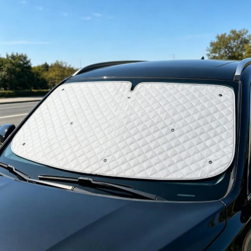 Windshield Sun Shade - Internal Thermal Windshield Cover Blind Lifting