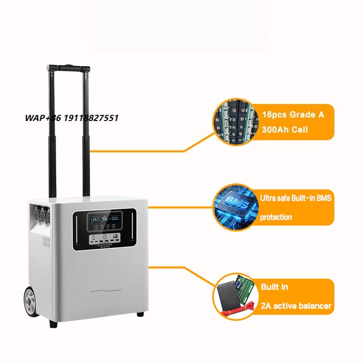 Portable Jump Starter - EBOOM Portable Outdoor LiFePO4 Energy Storage