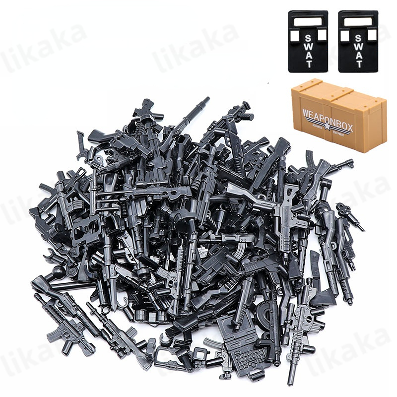 Car Accessories For Boys - MOC Military Weapons Building Blocks Parts