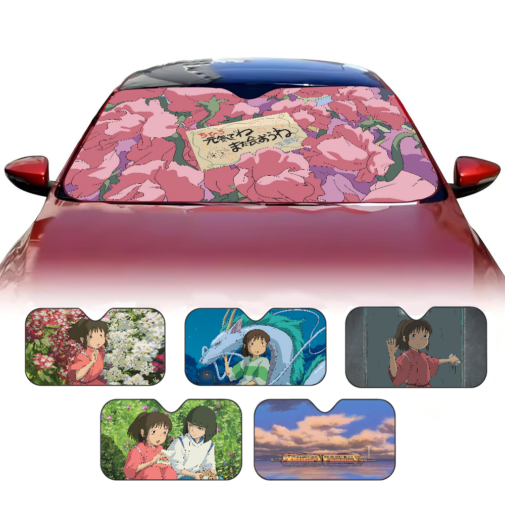 Windshield Sun Shade - S-Spirited Away Fashion Cute Summer Car