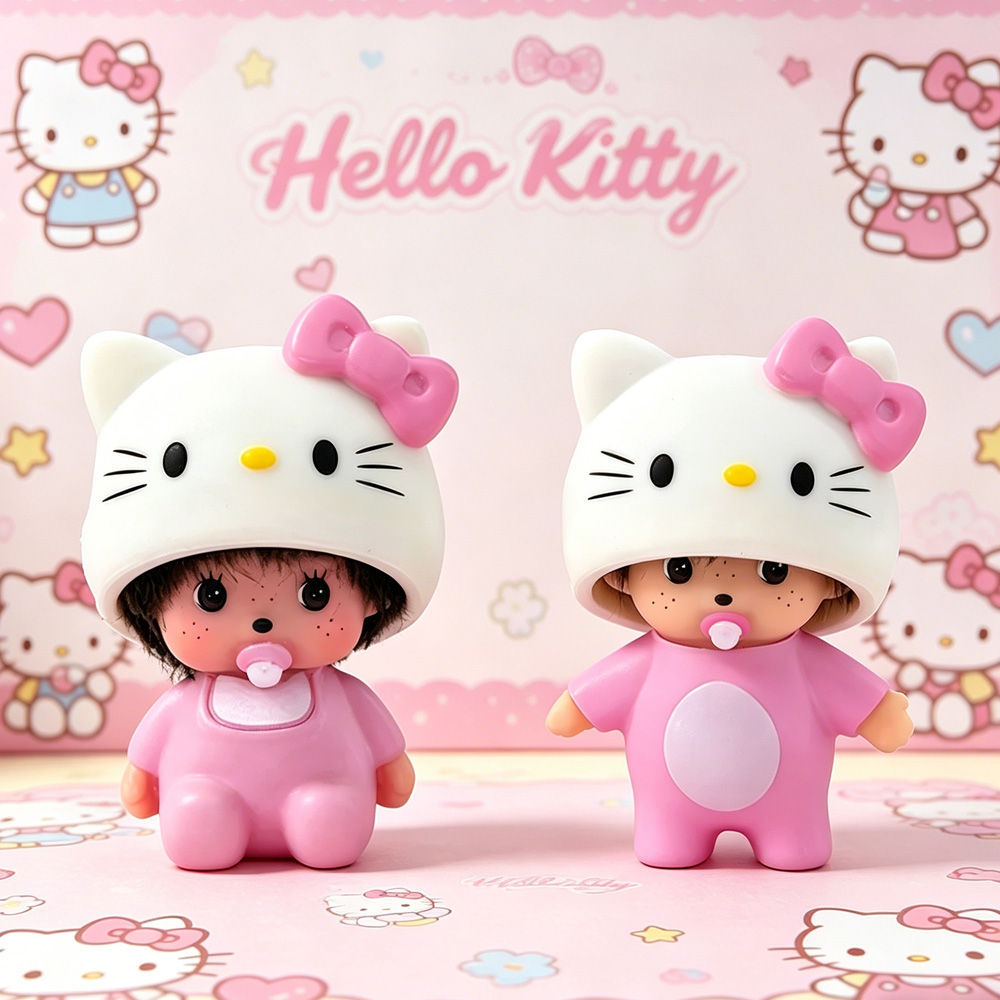 Car Accessories You Need - Hot Cute Hello Kitty Monchhichi Doll