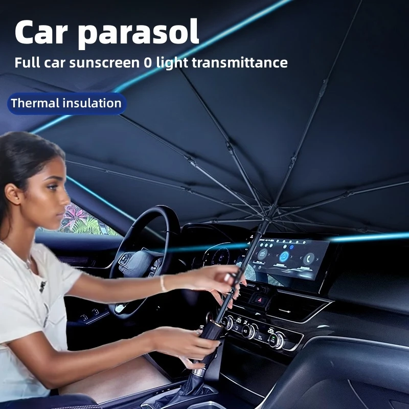 Windshield Sun Shade - Car Sunshade Umbrella Car Windshield Sun