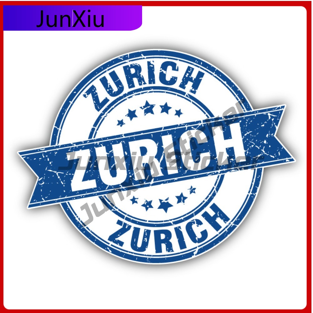Car Accessories Zurich - Zurich Travel Creative Sticker Stamp Car