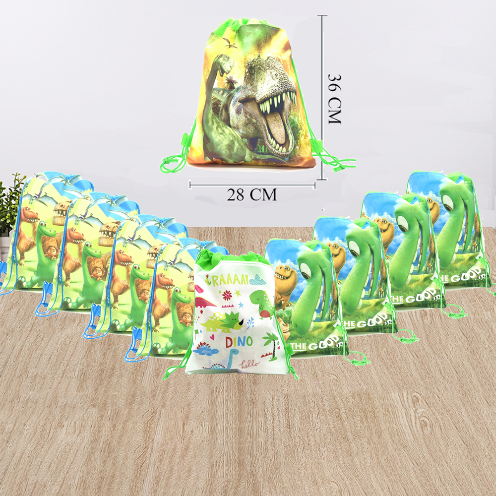 Car Accessories For Boys - 34*27cm Cartoon Dinosaur Drawstring Bag Boy