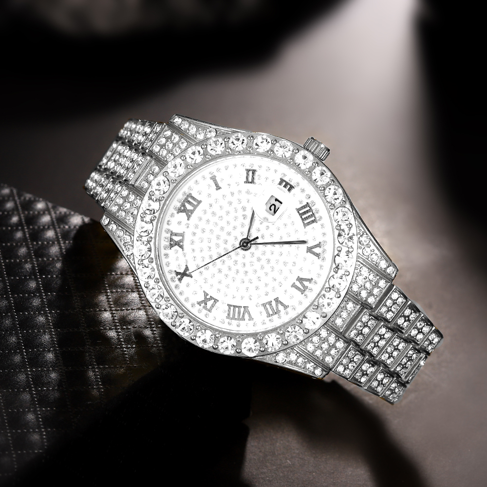 1 Hip-hop Full Diamond Silver  - Car Accessories For Boys avis et prix