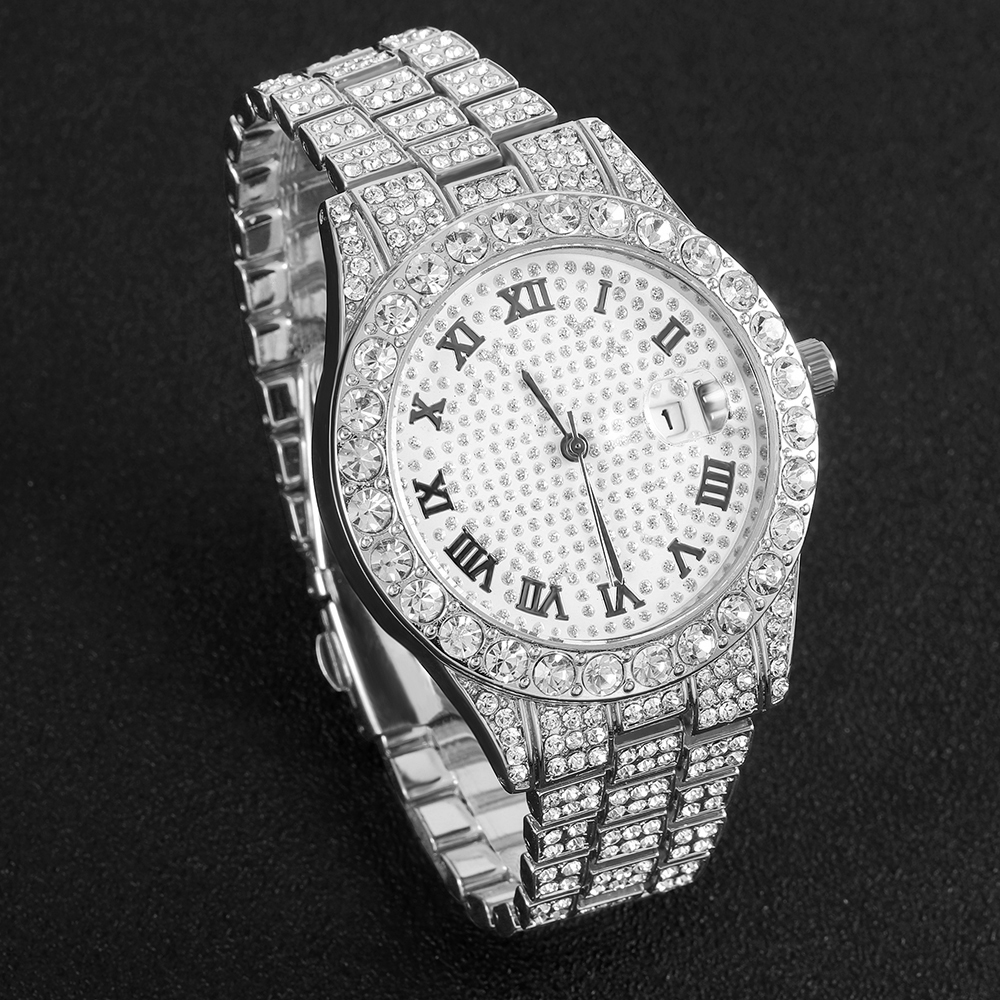 1 Hip-hop Full Diamond Silver  - Car Accessories For Boys avis et prix