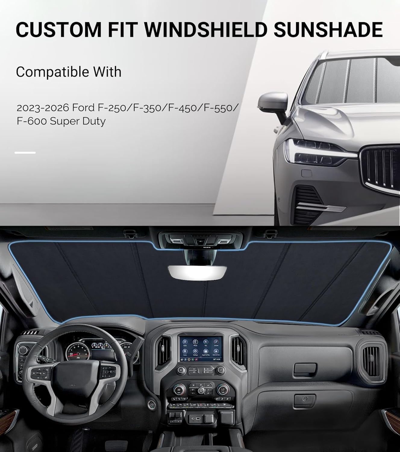 Windshield Sunshade for Ford S - Windshield Sun Shade avis et prix