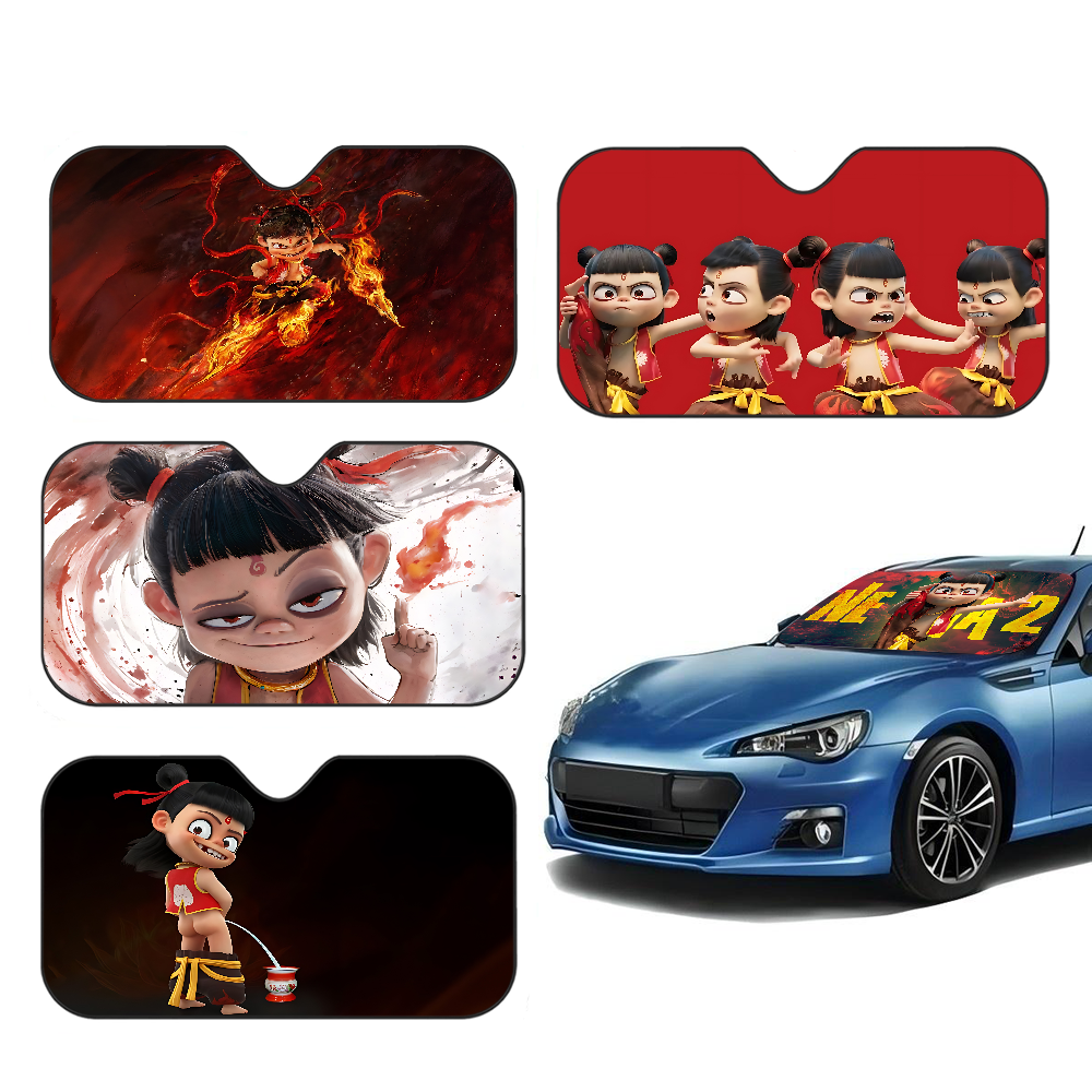 N-Ne Zha 2 Anime Car Windshiel - Windshield Sun Shade avis et prix