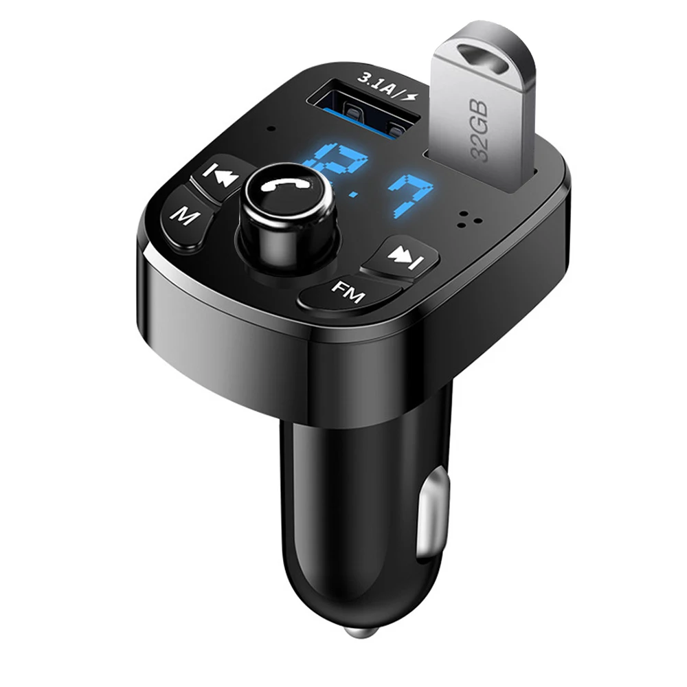 Hands-free Bluetooth 5.0 MP3 C - Wireless Car Charger avis et prix