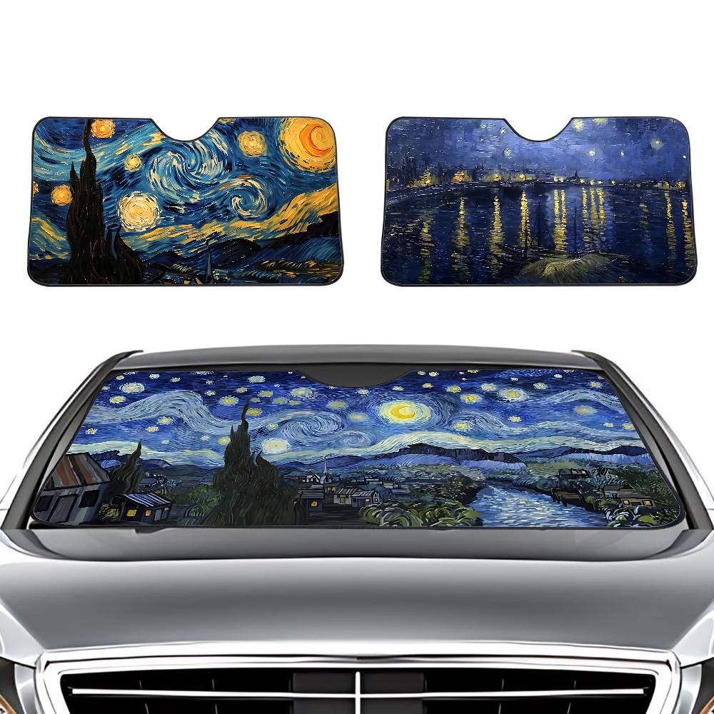 Starry Night V-Van G-Gogh Car  - Windshield Sun Shade avis et prix
