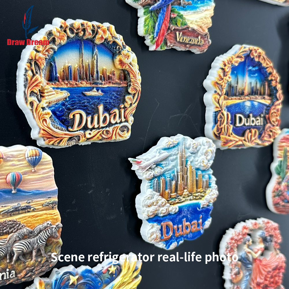 1Pc Dubai Creative 3D Refriger - Car Accessories Dubai avis et prix