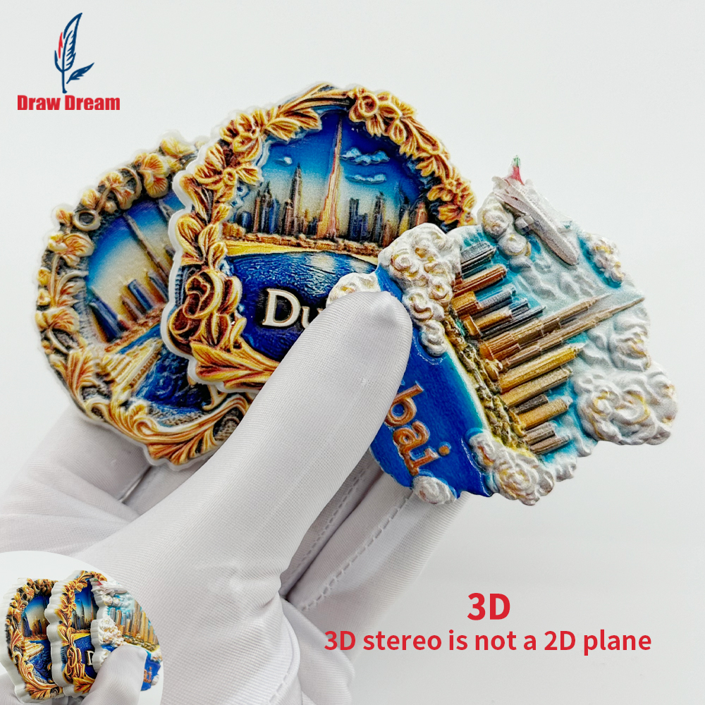 1Pc Dubai Creative 3D Refriger - Car Accessories Dubai avis et prix