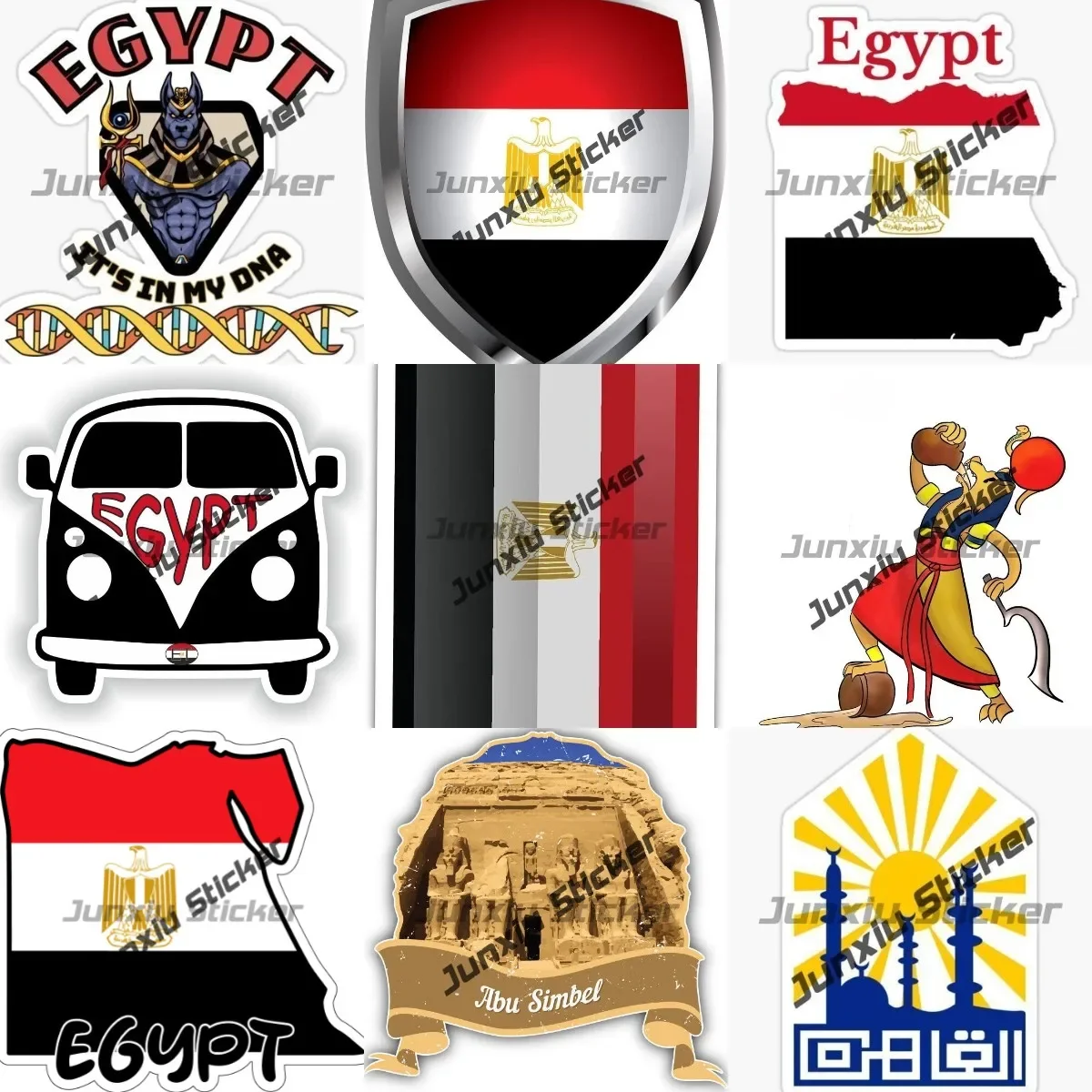 Cairo Egypt Emblem Sticker Egy - Car Accessories Egypt avis et prix