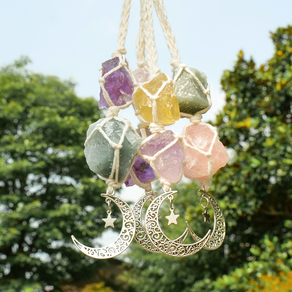 Charm Natural Gemstone Crystal - Car Accessories Bangi avis et prix