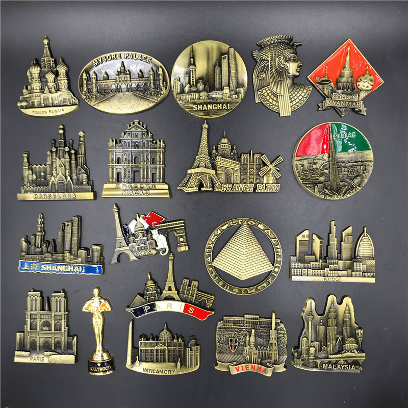 France Paris Metal 3D Cute Mag - Car Accessories Dubai avis et prix