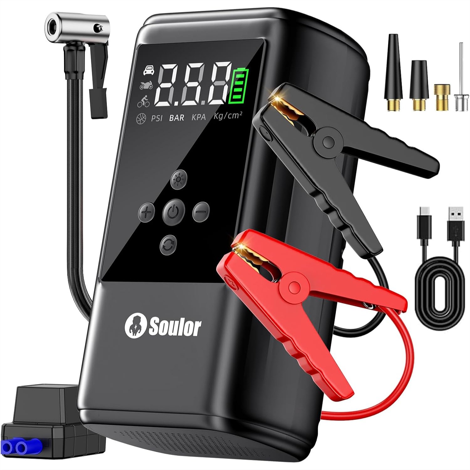 6000A Jump Starter with 160 PS - Portable Jump Starter avis et prix