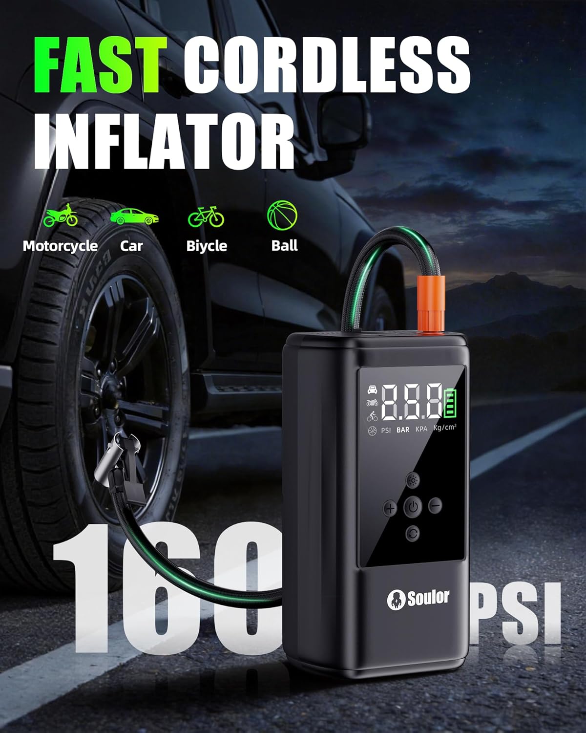 6000A Jump Starter with 160 PS - Portable Jump Starter avis et prix