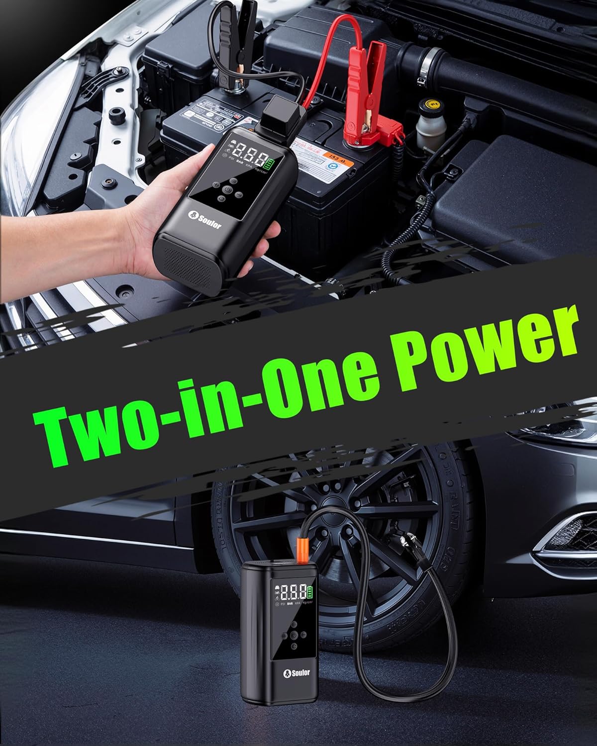6000A Jump Starter with 160 PS - Portable Jump Starter avis et prix