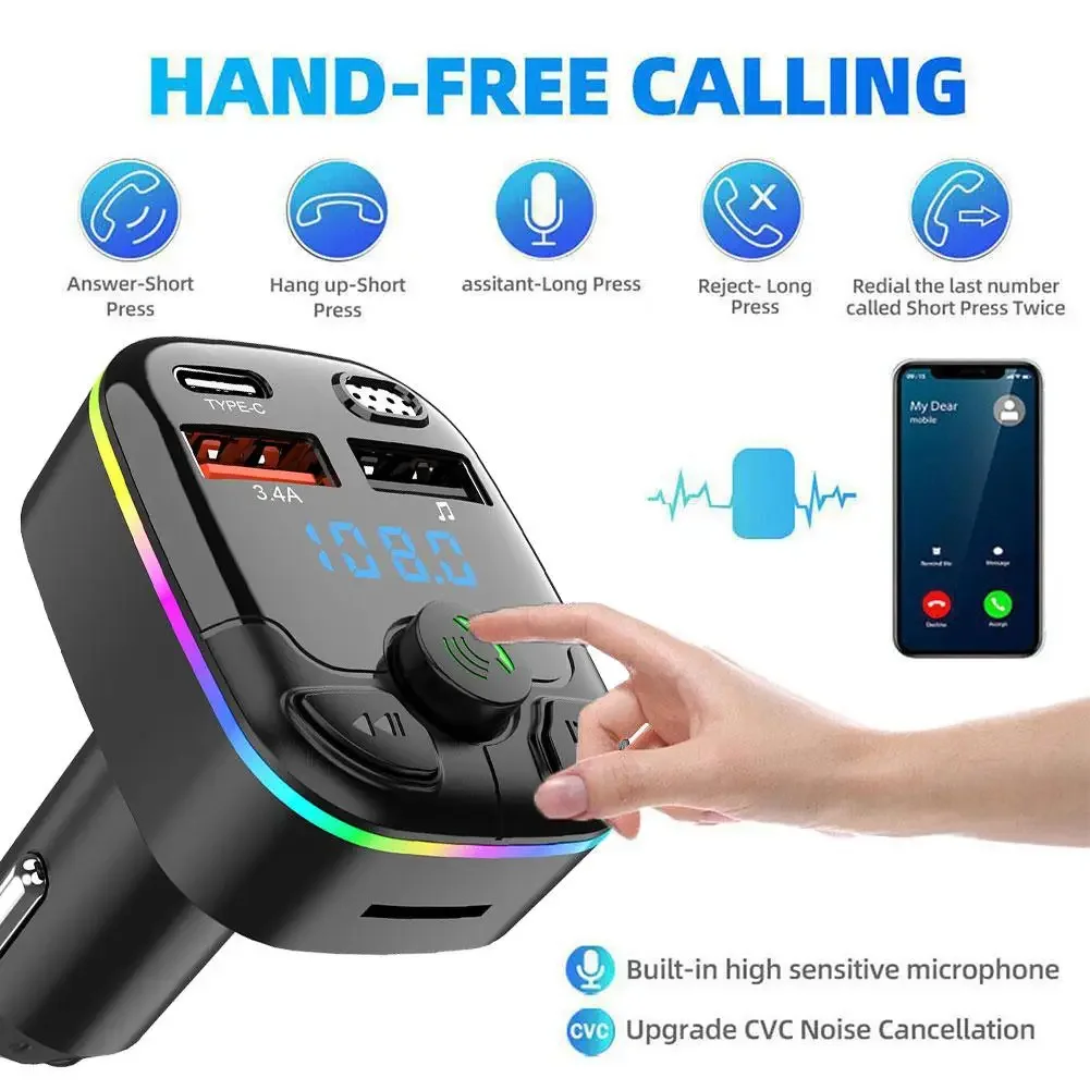 Car Wireless FM Transmitter Ad - Wireless Car Charger avis et prix
