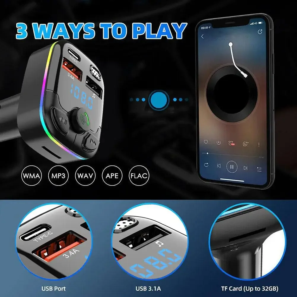 Car Wireless FM Transmitter Ad - Wireless Car Charger avis et prix