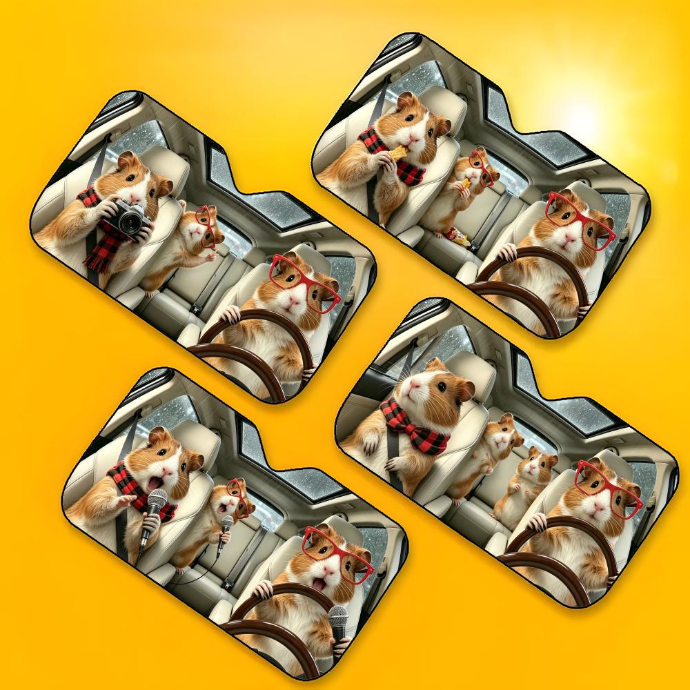 Pattern G-Guinea P-Pig Sun Vis - Windshield Sun Shade avis et prix