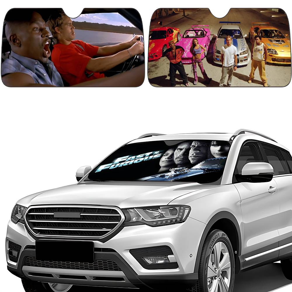 Movie F-Fast And F-Furious Car - Windshield Sun Shade avis et prix