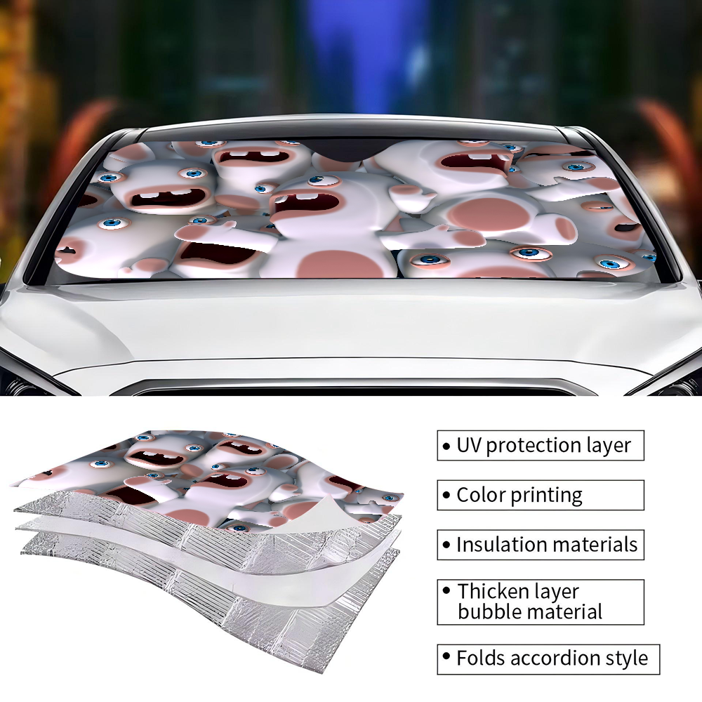 R-Rabbids I-InvasionS Car Wind - Windshield Sun Shade avis et prix