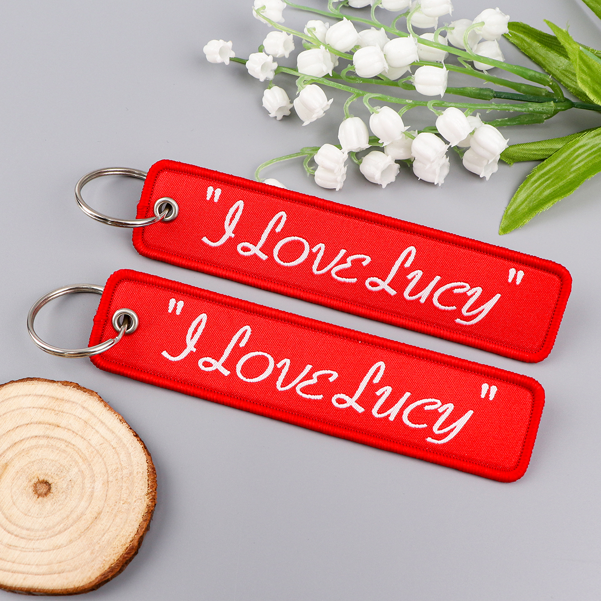 1PCS I Love Lucy Quotation Emb - Car Accessories Quotation avis et prix