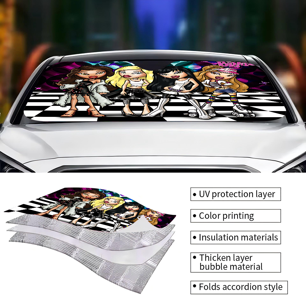 B-Bratzs Car Sunshade Shield W - Windshield Sun Shade avis et prix