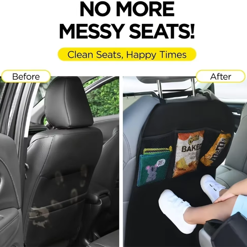 Black Seat Cover for Kids with - Car Accessories For Boys avis et prix