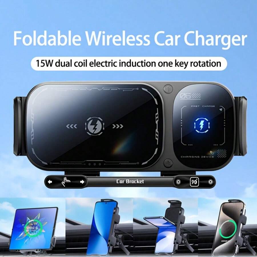 15W Dual-Coil Wireless Car Cha - Wireless Car Charger avis et prix