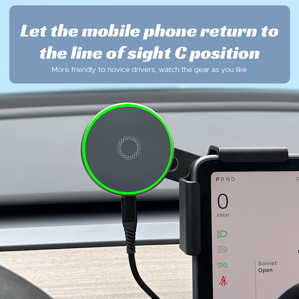 Car Phone Mount Holder 15W Mag - Wireless Car Charger avis et prix