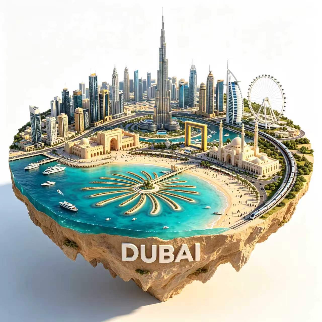 Dubai Fridge Magnets Metal All - Car Accessories Dubai avis et prix