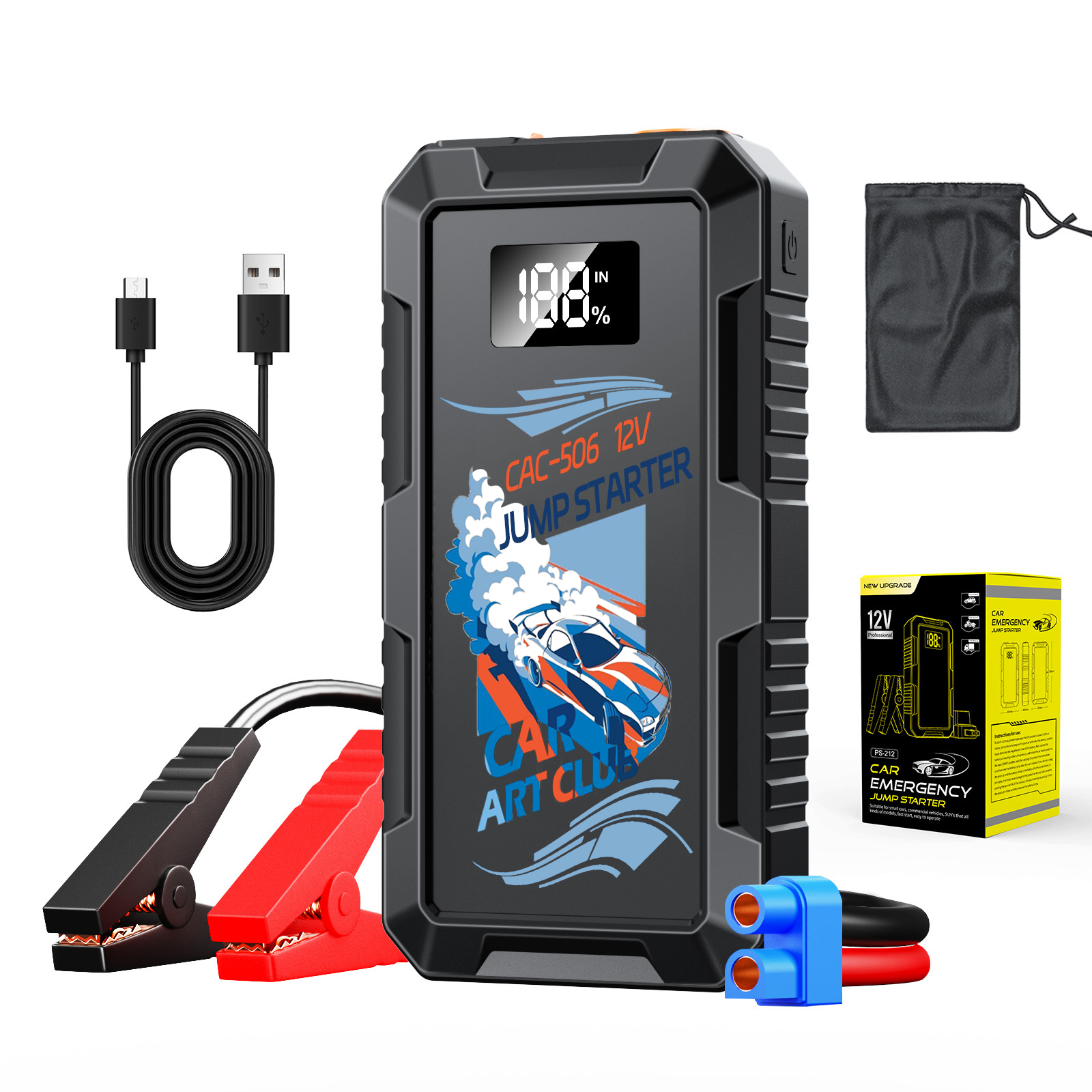 High Power Car Jump Starter Po - Portable Jump Starter avis et prix