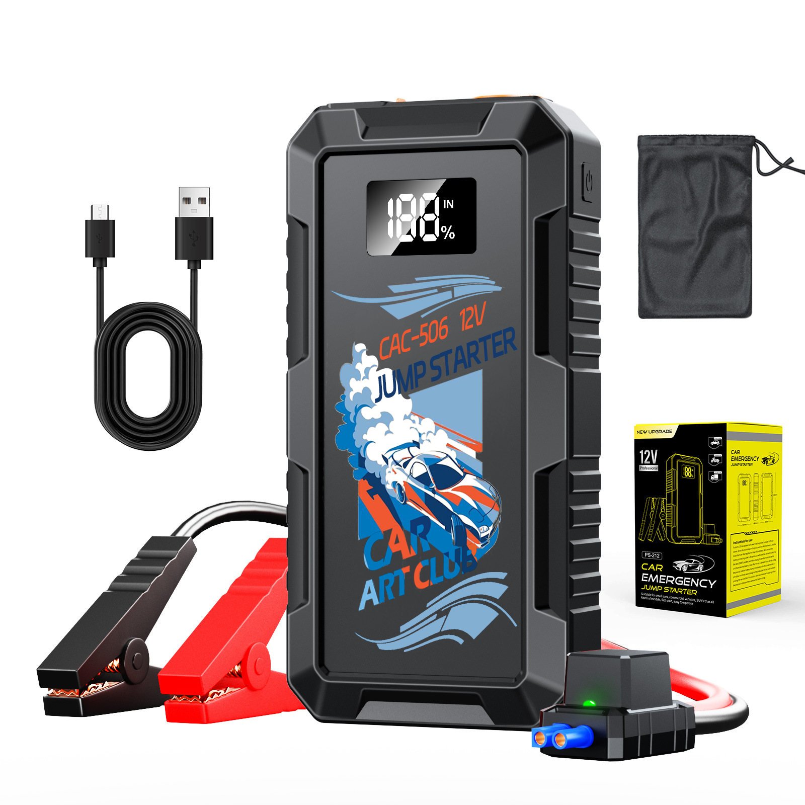 High Power Car Jump Starter Po - Portable Jump Starter avis et prix
