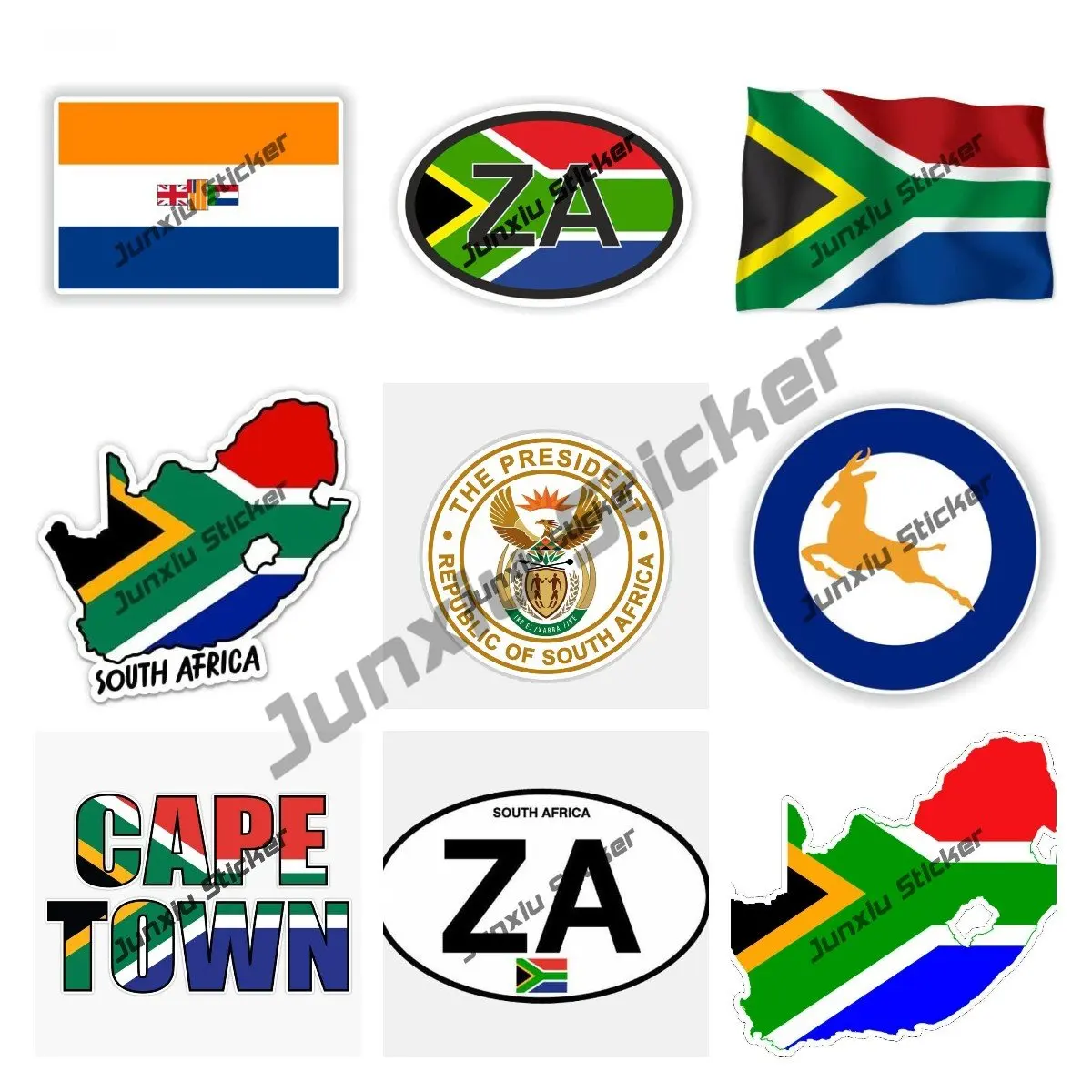 South Africa Map with Flag Vin - Car Accessories Cape Town avis et prix