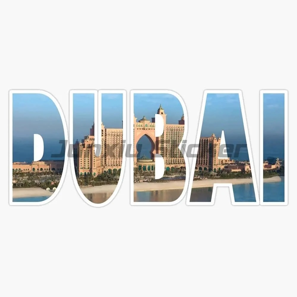 Dubai Country Flag Vinyl Motor - Car Accessories Dubai avis et prix