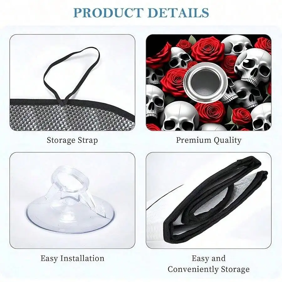Foldable Car Sunshade With Sku - Windshield Sun Shade avis et prix