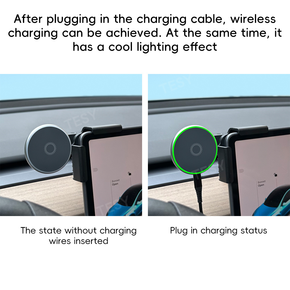 Car Phone Mount Holder 15W Mag - Wireless Car Charger avis et prix