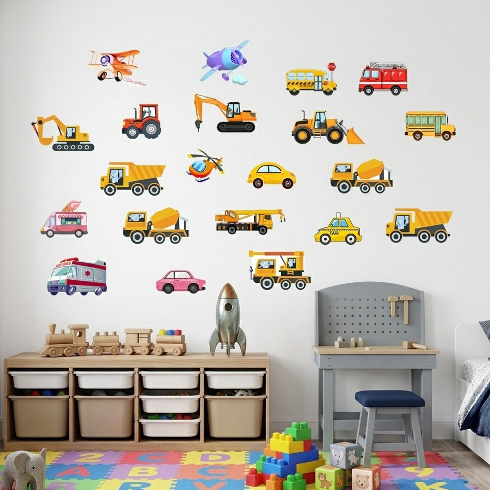 Luminous Car Wall Sticker 21Pc - Car Accessories For Boys avis et prix