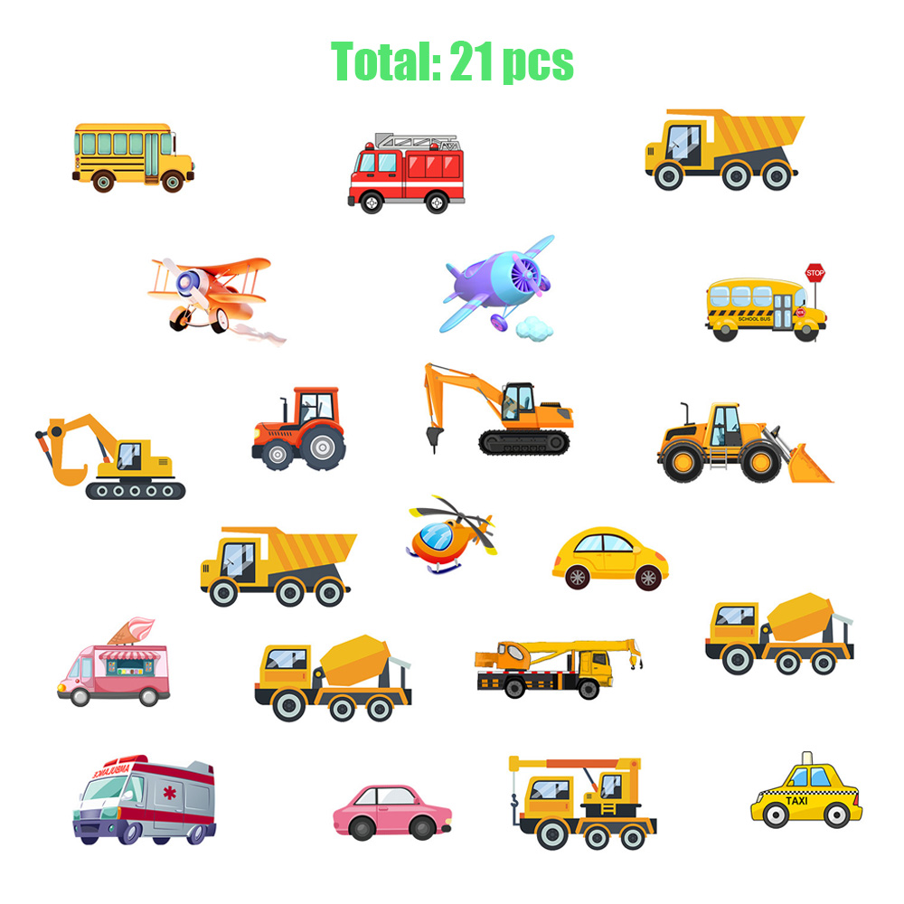 Luminous Car Wall Sticker 21Pc - Car Accessories For Boys avis et prix