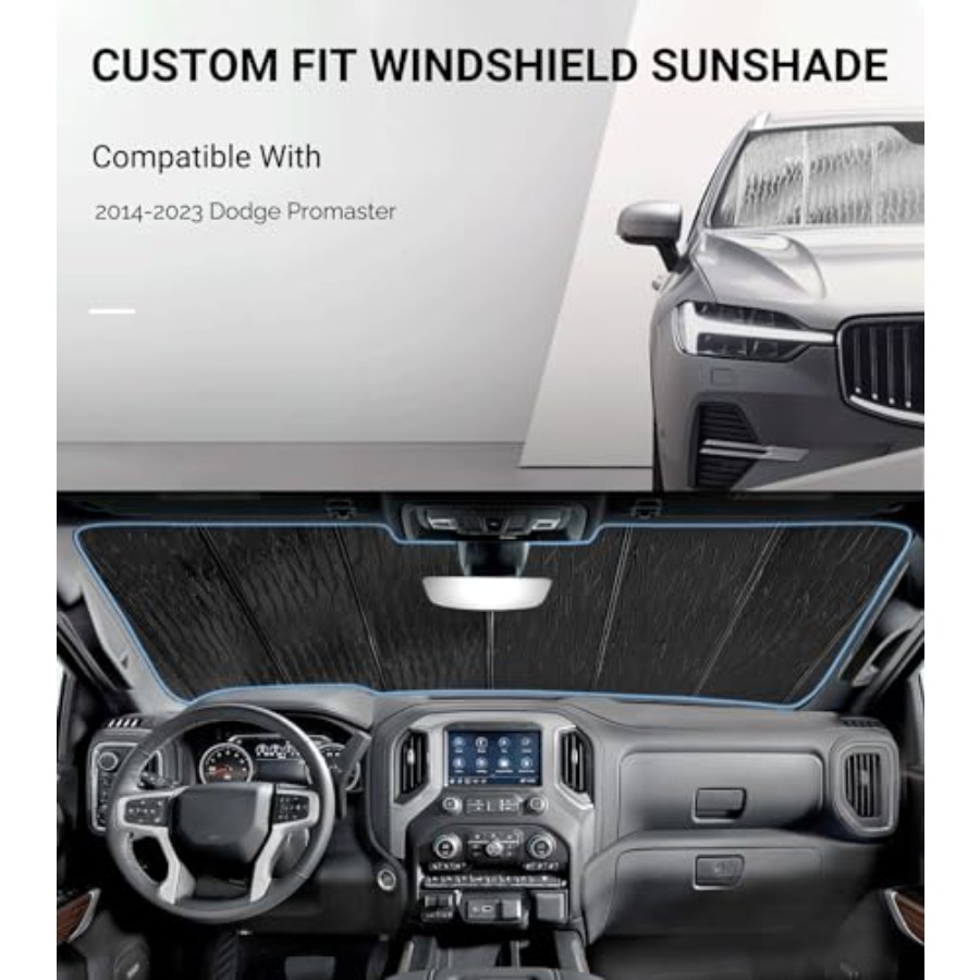 Windshield Sunshade for Ram Pr - Windshield Sun Shade avis et prix