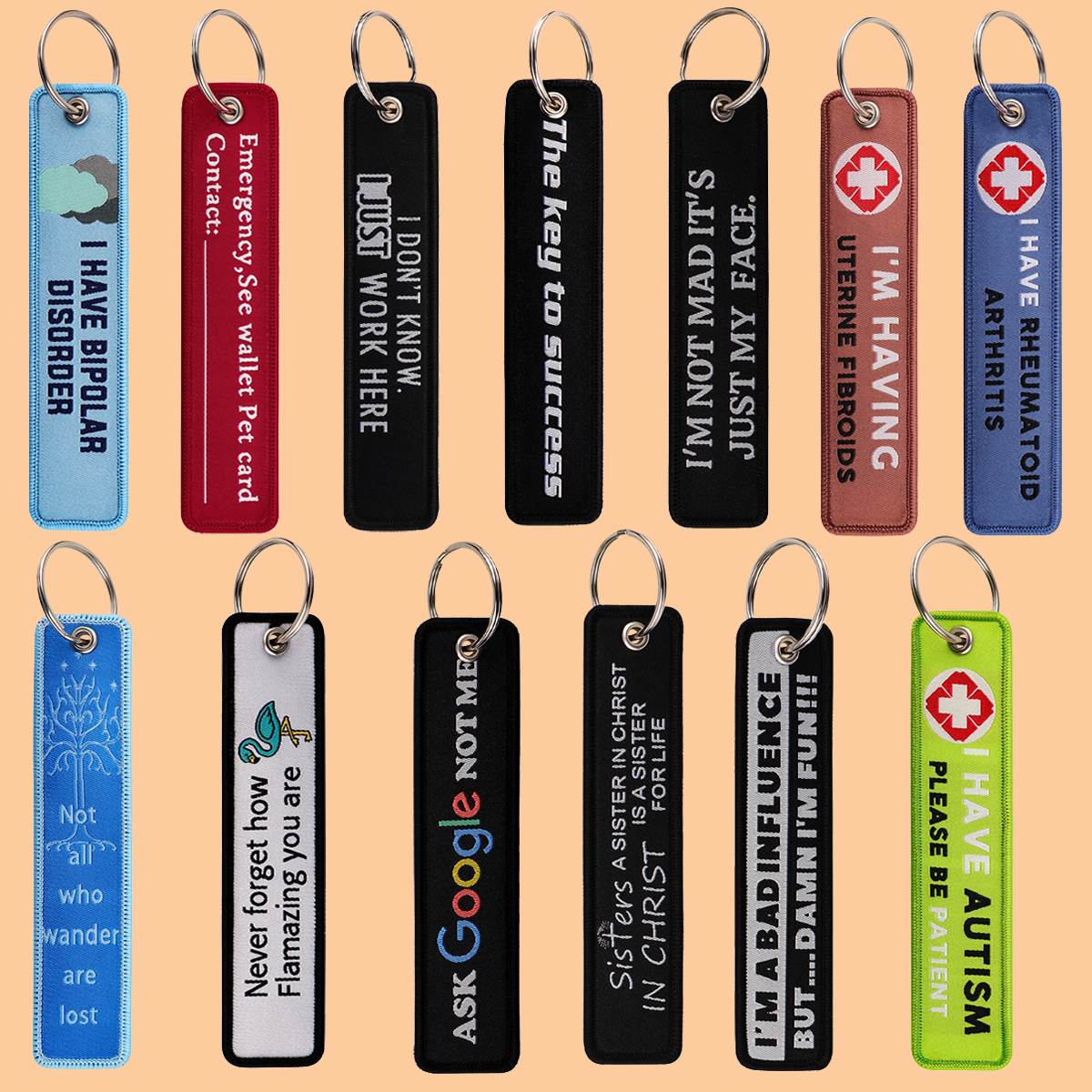 1pcs Disease Quotation Embroid - Car Accessories Quotation avis et prix