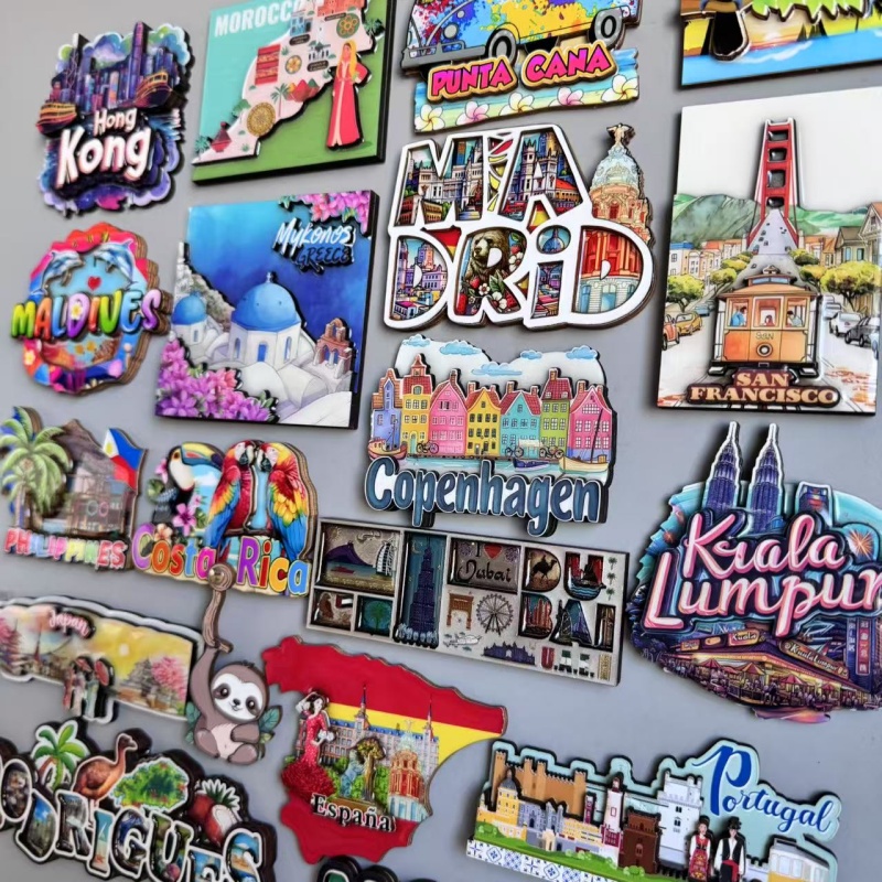 Wood Fridge Magnets Denmark GR - Car Accessories Dubai avis et prix