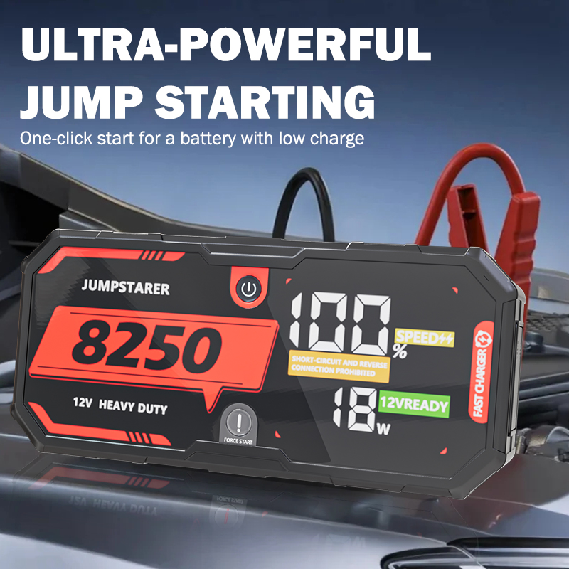 8250A 12V Car Jump Starter Por - Portable Jump Starter avis et prix