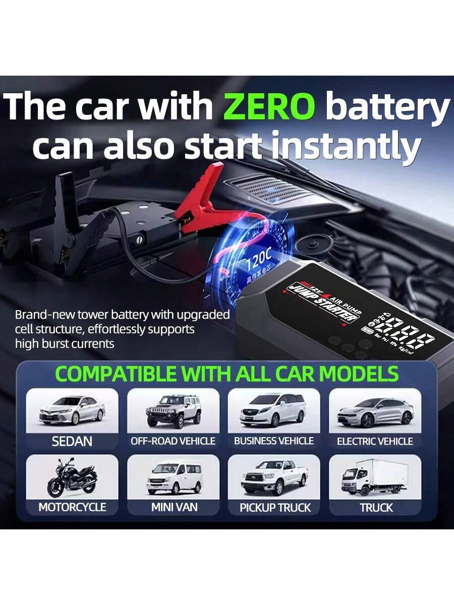 12V 8000A Portable Smart Jump  - Portable Jump Starter avis et prix