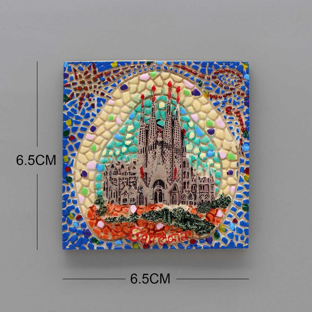 fridge magnets Barcelona mosai - Car Accessories Dubai avis et prix