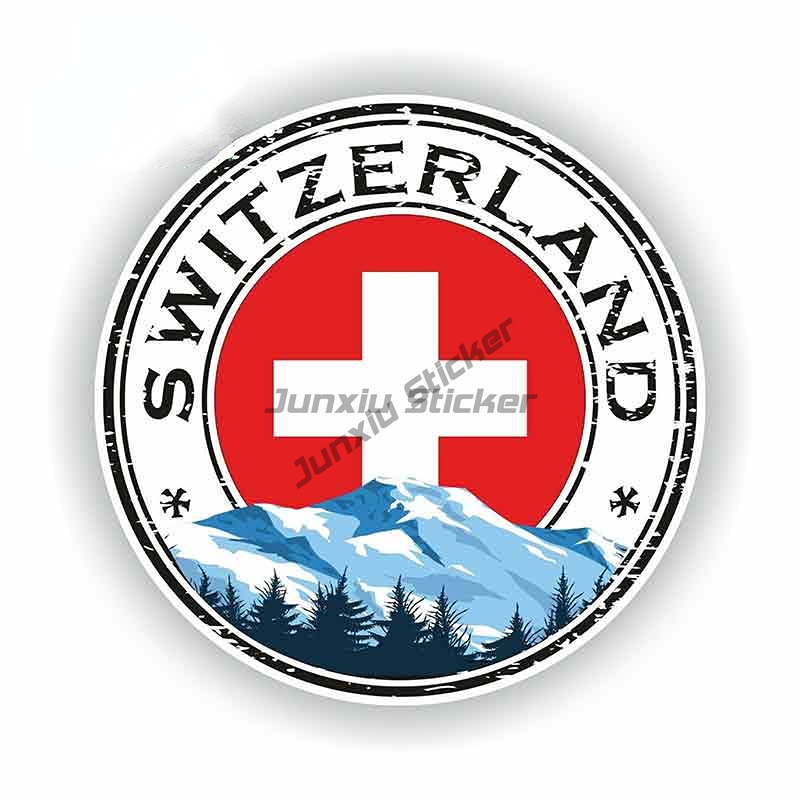 Swiss Alps Switzerland Flag St - Car Accessories Zurich avis et prix